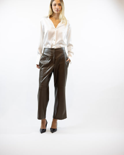 ECO-LEATHER TROUSERS