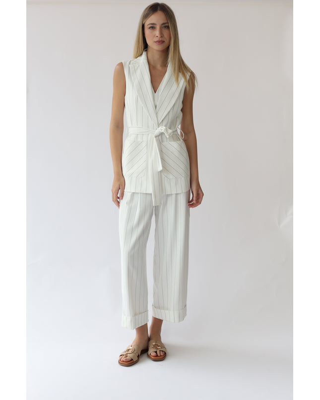 BLAZER SMANICATO GESSATO