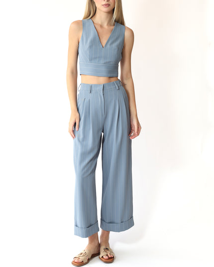GILET IN TESSUTO GESSATO