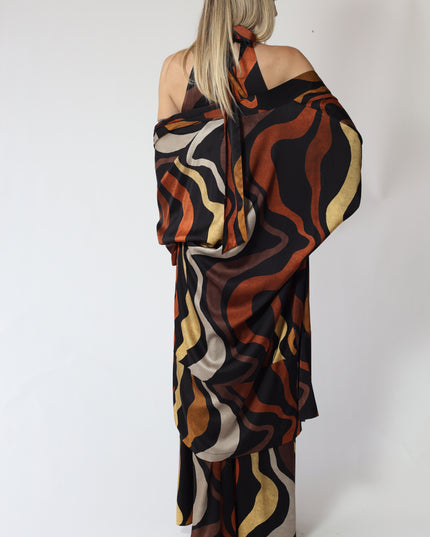 KIMONO AMPIO STAMPATO