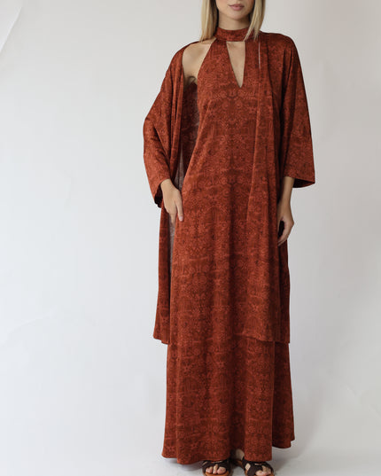 KIMONO AMPIO STAMPATO