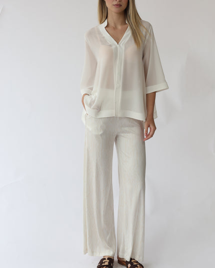 CAMICIA KIMONO IN GEORGETTE