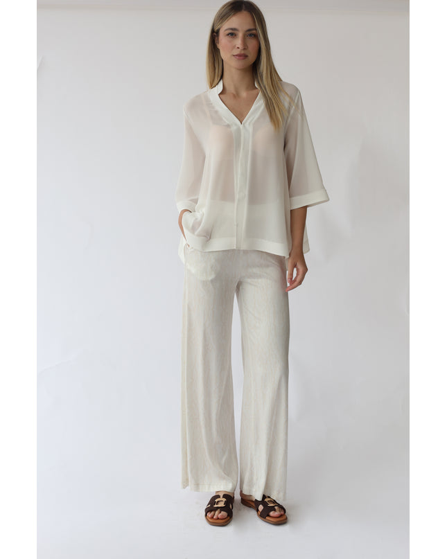 CAMICIA KIMONO IN GEORGETTE