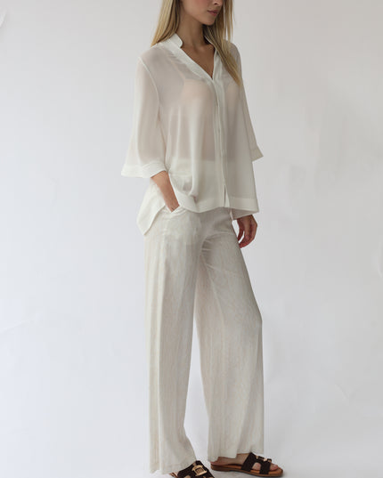 CAMICIA KIMONO IN GEORGETTE