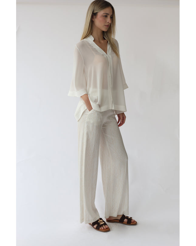 CAMICIA KIMONO IN GEORGETTE