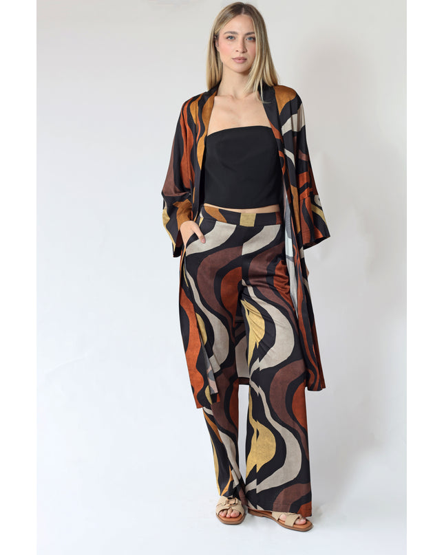 KIMONO AMPIO STAMPATO
