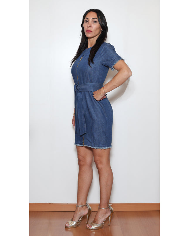 ABITO CORTO IN DENIM