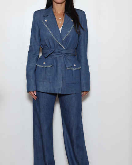 GIACCA SLIM FIT IN DENIM