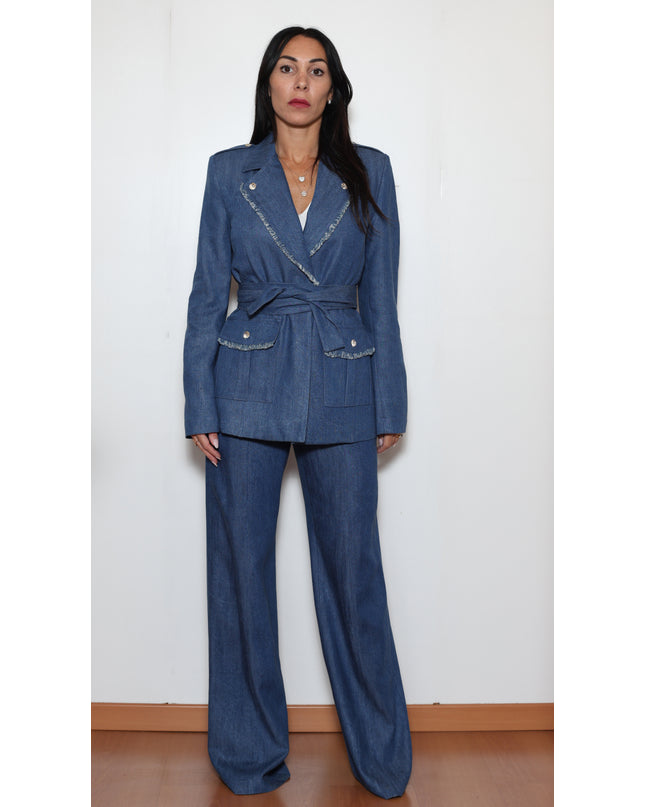 GIACCA SLIM FIT IN DENIM