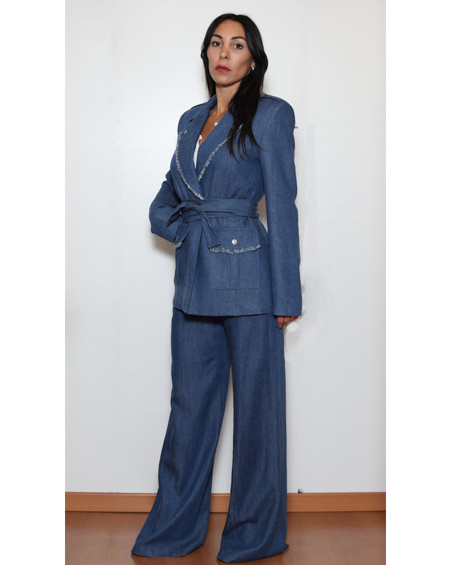 GIACCA SLIM FIT IN DENIM