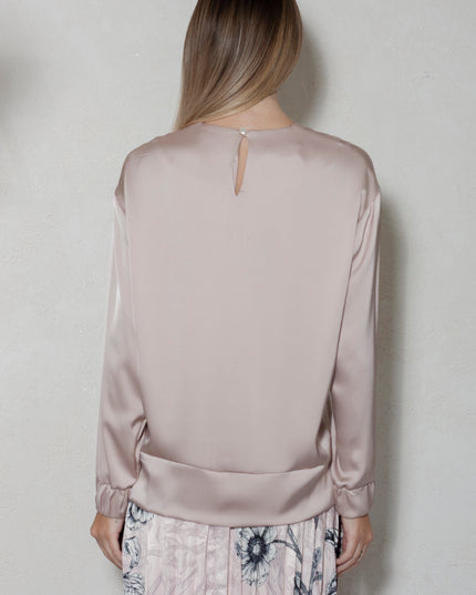 SATIN SWEATSHIRT TOP