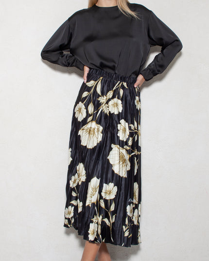 SATIN SWEATSHIRT TOP