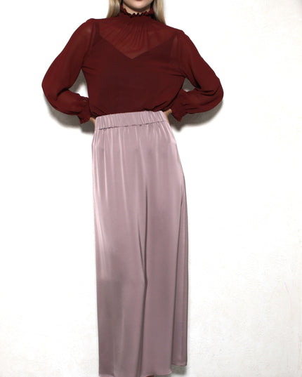 SMOCKED GEORGETTE TOP