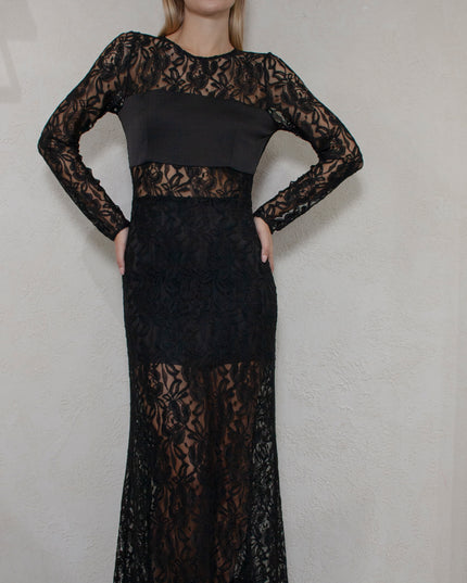 LONG LACE DRESS