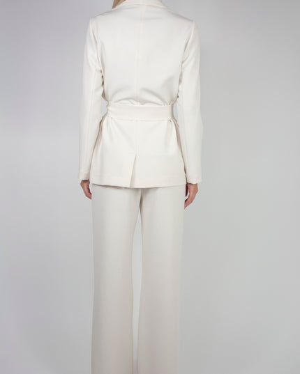 UNLINED BLAZER WITH BELT