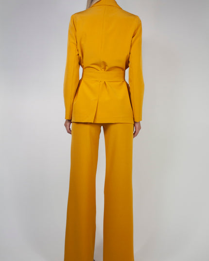 UNLINED BLAZER WITH BELT