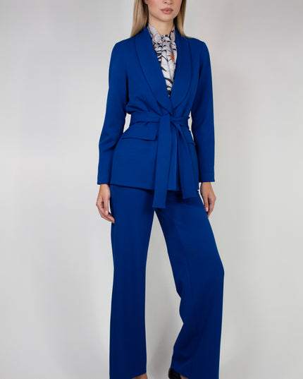 UNLINED BLAZER WITH BELT