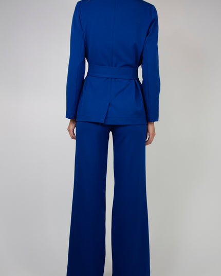 UNLINED BLAZER WITH BELT