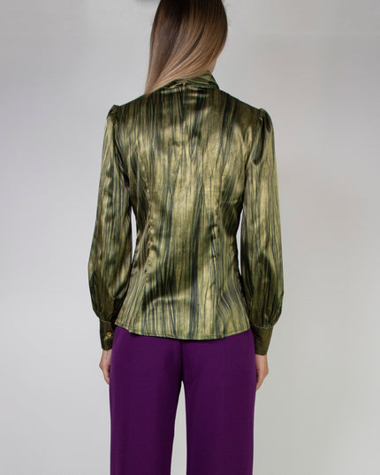 CHIFFON SHIRT WITH BOW