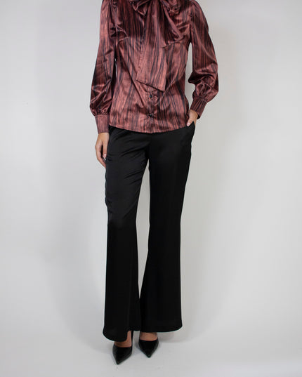 CHIFFON SHIRT WITH BOW