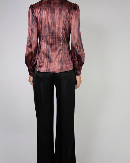 CHIFFON SHIRT WITH BOW