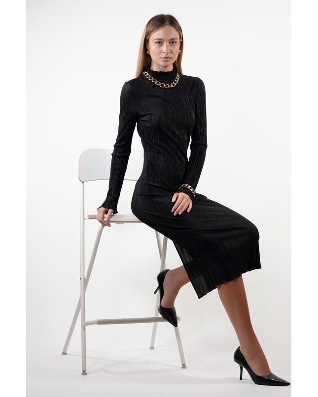 MICROPLISSE' TUBE DRESS