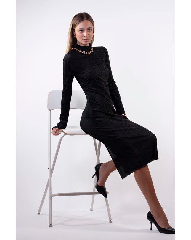 MICROPLISSE' TUBE DRESS