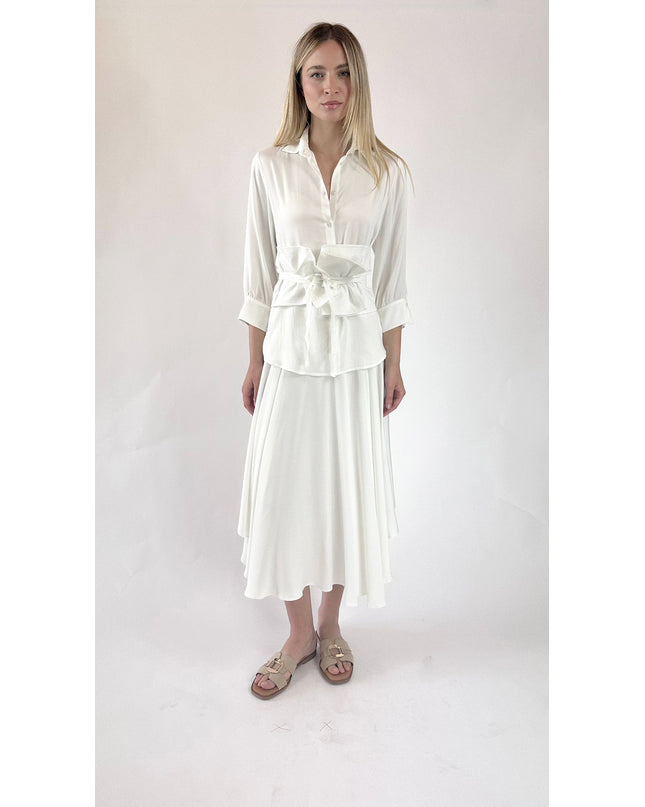 CAMICIA AMPIA CON CINTURA (MUSSOLA)