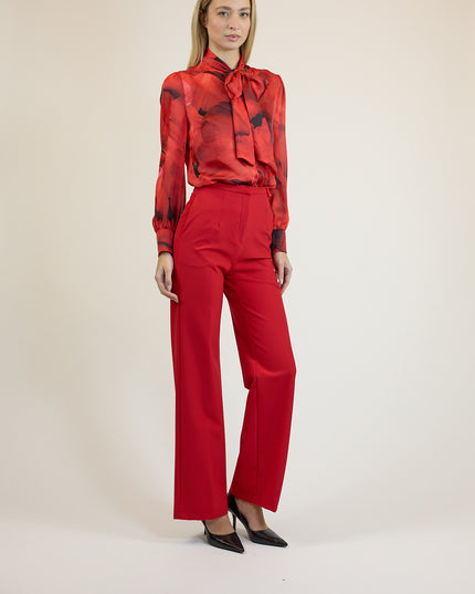 PANTALONI PALAZZO IN TESSUTO STRETCH