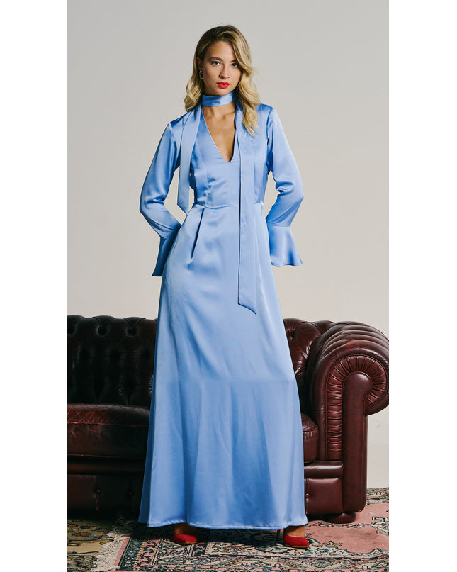 LONG DRESS WITH FULL SKIRT