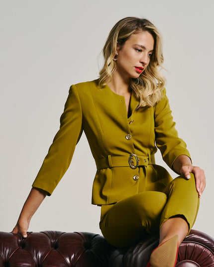 TOP JACKET WITH BELT