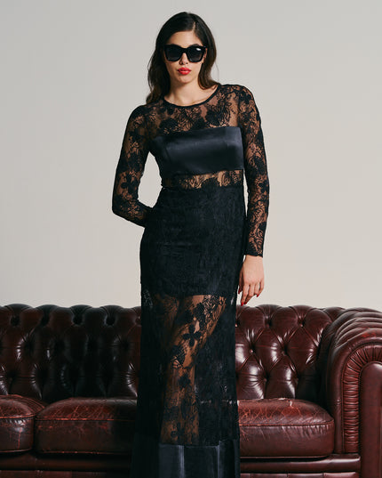 LONG LACE DRESS