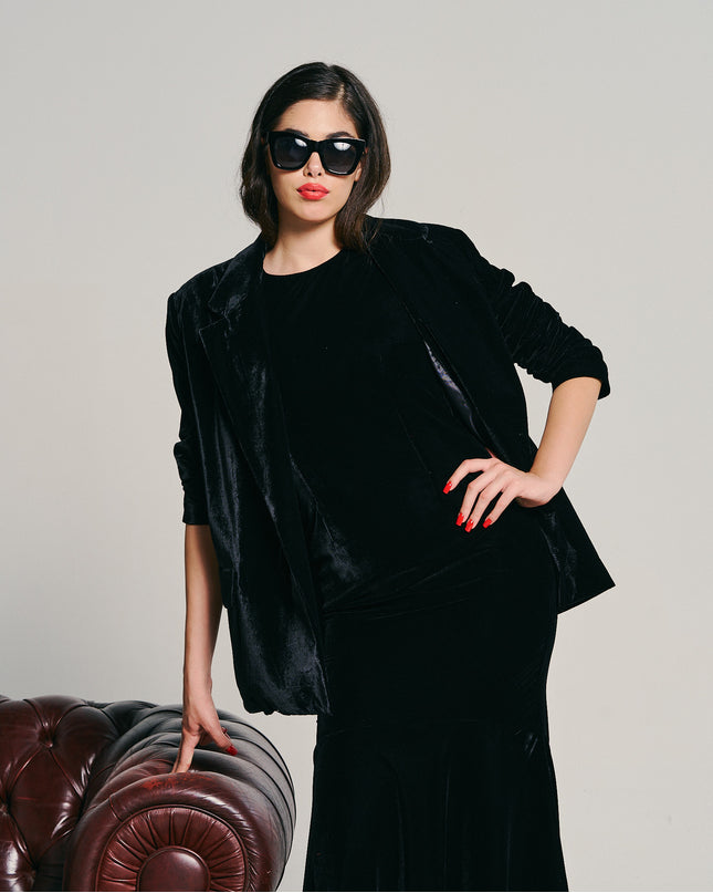 VELVET BLAZER